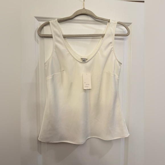 a new day Satin White Tank - Picture 1 of 5
